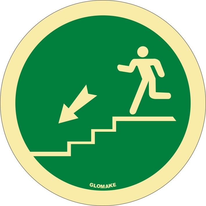 RUNNING MAN (EMERGENCY EXIT, LEFT)
 (GR 09)